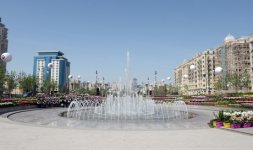 Президент Азербайджана и его супруга приняли участие в Празднике цветов (ФОТО)