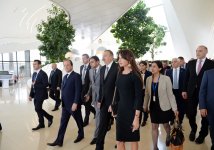 Состоялся совместный обед Президента Азербайджана Ильхама Алиева и Президента Франции Франсуа Олланда (ФОТО)