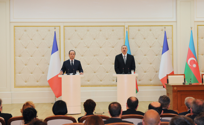 Президент Ильхам Алиев: Политические связи между Азербайджаном и Францией находятся на высоком уровне (ФОТО)