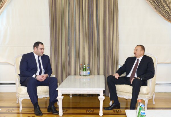 Президент Азербайджана принял главу МВД Грузии