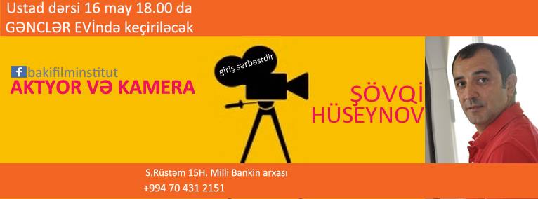 Шовги Гусейнов проведет курс актерского мастерства (ФОТО)