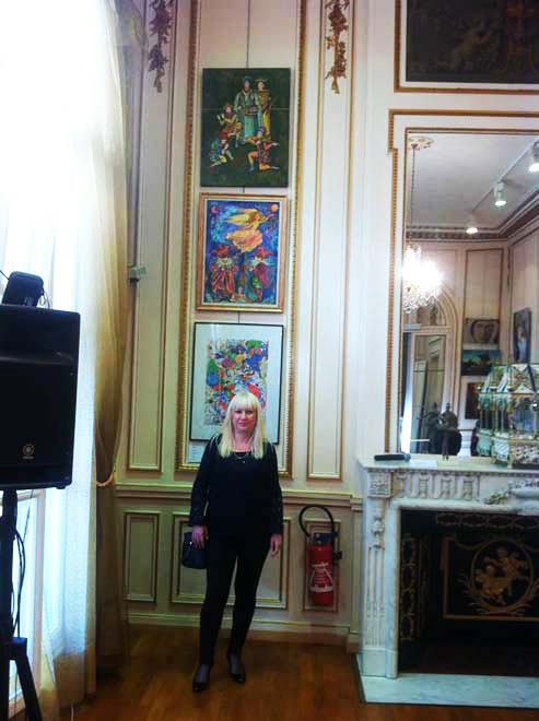 Картина Нигяр Нариманбековой представлена в Париже: "Это огромное счастье - быть востребованным и понятым своим зрителем" (ФОТО)