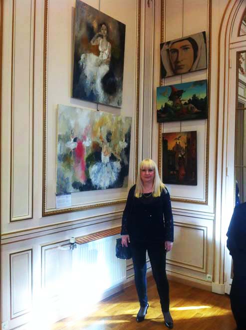 Картина Нигяр Нариманбековой представлена в Париже: "Это огромное счастье - быть востребованным и понятым своим зрителем" (ФОТО)