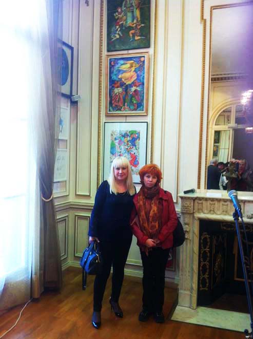 Картина Нигяр Нариманбековой представлена в Париже: "Это огромное счастье - быть востребованным и понятым своим зрителем" (ФОТО)