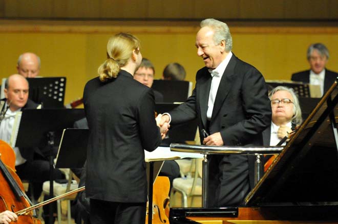 Победитель конкурса имени королевы Елизаветы Денис Кожухин выступил в Баку (ФОТО)