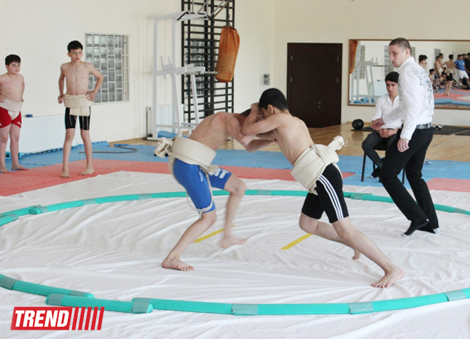 Определились победители чемпионата Баку по сумо среди юношей (ФОТО)