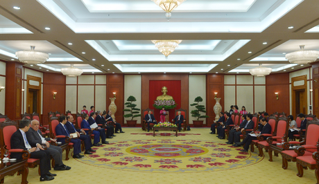 Состоялась встреча Президента Азербайджана и  генсека Коммунистической партии Вьетнама