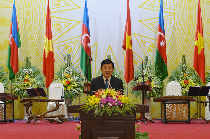 Президент Ильхам Алиев: в Азербайджане есть очень большие симпатии к вьетнамскому народу (ФОТО)