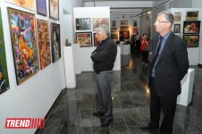 В Баку состоялось открытие выставки "Цветные размышления" (ФОТО)