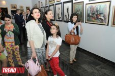 В Баку состоялось открытие выставки "Цветные размышления" (ФОТО)