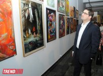 В Баку состоялось открытие выставки "Цветные размышления" (ФОТО)