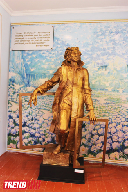 В Амирджаны состоялось открытие реконструированного Дома-музея Саттара Бахлулзаде (ФОТО)