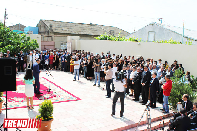 В Амирджаны состоялось открытие реконструированного Дома-музея Саттара Бахлулзаде (ФОТО)