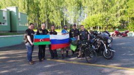 Известный азербайджанский велопутешественник Рамиль Зиядов достиг Минска (ФОТО)