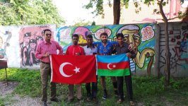 Известный азербайджанский велопутешественник Рамиль Зиядов достиг Минска (ФОТО)