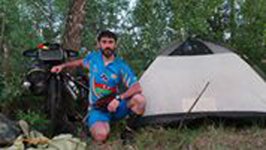 Известный азербайджанский велопутешественник Рамиль Зиядов достиг Минска (ФОТО)