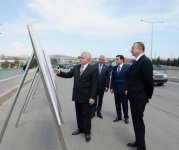 В эксплуатацию сдана реконструированная автомобильная дорога Тагиев-Сахиль (ФОТО)