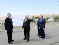 В эксплуатацию сдана реконструированная автомобильная дорога Тагиев-Сахиль (ФОТО)