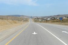 В эксплуатацию сдана реконструированная автомобильная дорога Тагиев-Сахиль (ФОТО)