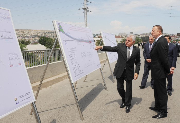 В эксплуатацию сдана реконструированная автомобильная дорога Тагиев-Сахиль (ФОТО)