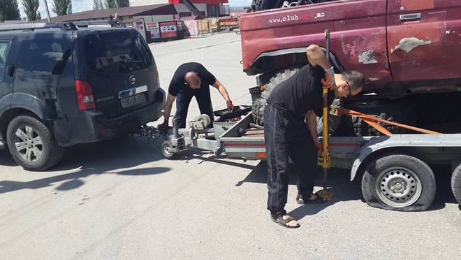 Азербайджанские экстремалы отправились в Россию на "Ladoga Trophy-raid 2014" (ВИДЕО - ФОТО)