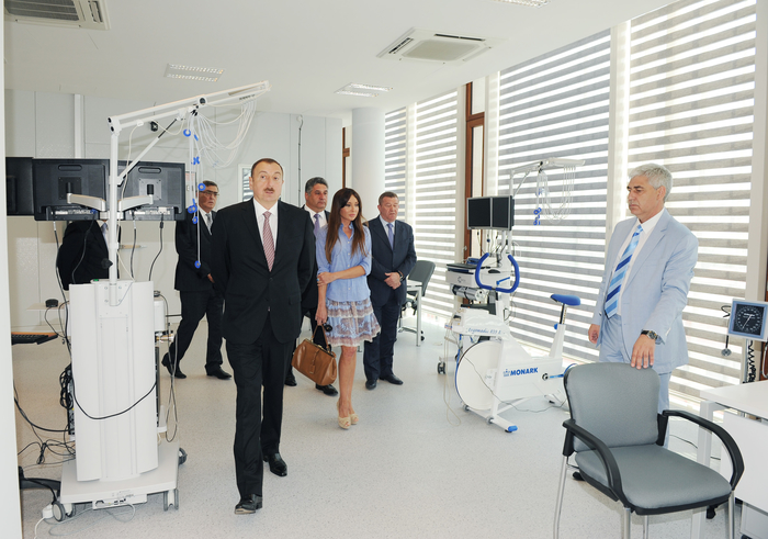 Президент Азербайджана и его супруга приняли участие в открытии Республиканского института спортивной медицины, диагностики и реабилитации  (ФОТО)