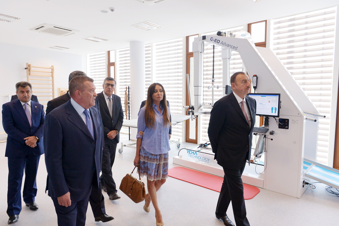 Президент Азербайджана и его супруга приняли участие в открытии Республиканского института спортивной медицины, диагностики и реабилитации  (ФОТО)