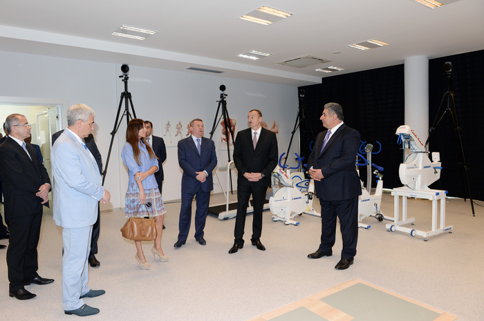 Президент Азербайджана и его супруга приняли участие в открытии Республиканского института спортивной медицины, диагностики и реабилитации  (ФОТО)