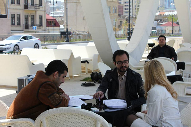 В Баку завершены съемки фильма "Звонок из прошлого" - тема любви и расставания (ФОТО)