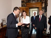 Первая леди Азербайджана встретилась с мэром Рима (ФОТО)