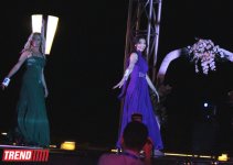 На берегу Каспия прошел финал конкурса красоты "Мисс Азербайджан 2014" (ФОТО)