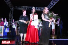 На берегу Каспия прошел финал конкурса красоты "Мисс Азербайджан 2014" (ФОТО)