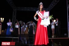 На берегу Каспия прошел финал конкурса красоты "Мисс Азербайджан 2014" (ФОТО)