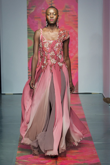 Фахрия Халафова представила в Париже этнический стиль Азербайджана и Африки (ФОТО)