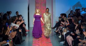 Фахрия Халафова представила в Париже этнический стиль Азербайджана и Африки (ФОТО)