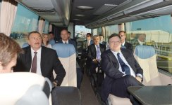 Президент Ильхам Алиев и председатель Еврокомиссии Жозе Мануэл Баррозу  побывали на Сангачальском терминале (ФОТО)