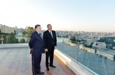 Президент Азербайджана и председатель Еврокомиссии побывали в Нагорном парке (ФОТО)