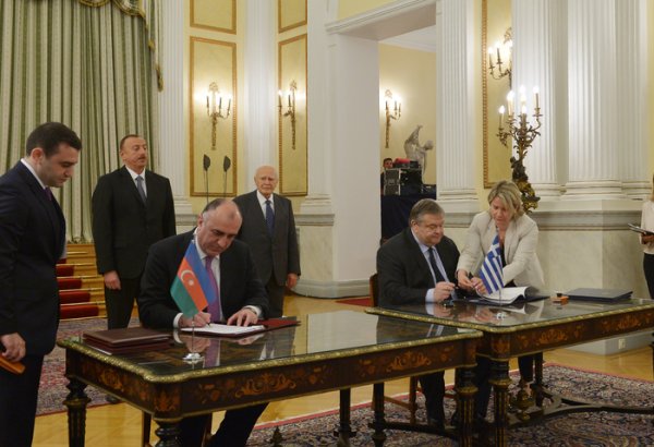 Азербайджан и Греция подписали три межправительственных договора (ФОТО)