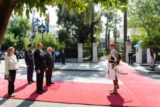 В Афинах состоялась церемония официальной встречи Президента Азербайджана Ильхама Алиева (ФОТО)