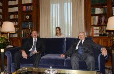 Состоялась встреча Президента Азербайджана Ильхама Алиева и Президента Греции Каролоса Папульяса один на один (ФОТО)