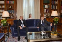Состоялась встреча Президента Азербайджана Ильхама Алиева и Президента Греции Каролоса Папульяса один на один (ФОТО)