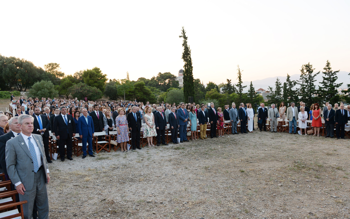 Первой леди Азербайджана вручена специальная почетная награда Olympic Excellence Международной олимпийской академии в Афинах (ФОТО)