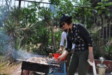 В бакинской галерее "Art Villa" прошел интерактивный творческий пленэр (ФОТО)