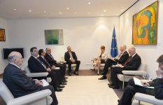 Президент Азербайджана провел встречи с председателем ПАСЕ, генсеком Совета Европы и главой Евросуда по правам человека (ФОТО)