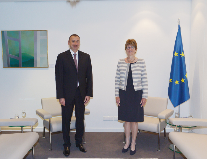 Президент Азербайджана провел встречи с председателем ПАСЕ, генсеком Совета Европы и главой Евросуда по правам человека (ФОТО)