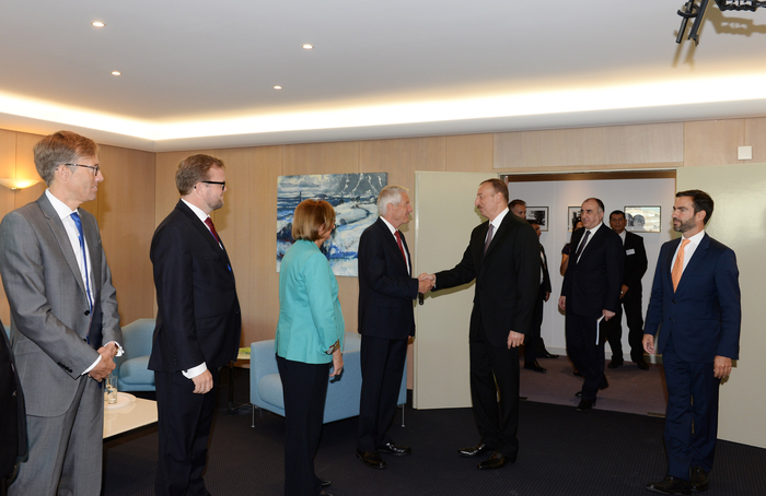 Президент Азербайджана провел встречи с председателем ПАСЕ, генсеком Совета Европы и главой Евросуда по правам человека (ФОТО)