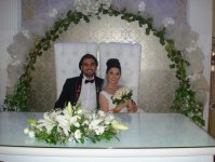 В Стамбуле состоялась свадьба Гюнешь Абасовой и Гёкхана Джингёза (ФОТО)