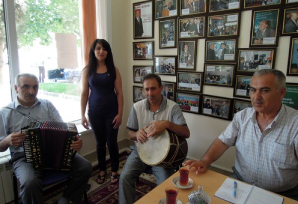 В Шамахы прошла встреча с финалистами Конкурса песни юных дарований (ФОТО)