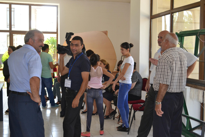 В Барде состоялось открытие выставки в рамках "Azerbaijan Art Festival - 2014" (ФОТО)