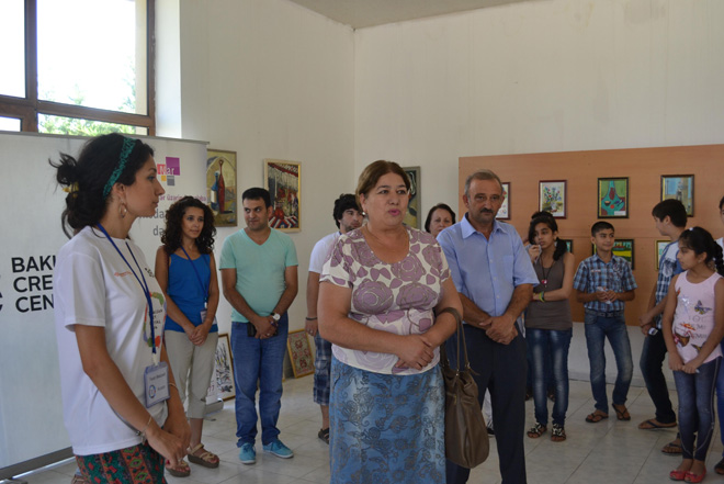 В Барде состоялось открытие выставки в рамках "Azerbaijan Art Festival - 2014" (ФОТО)